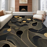 Sleek Minimalist Textured Accent(Black)