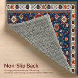 Colorful Distressed Trellis Design(Blue)