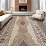 Elegant Multicolored Linear Design(Beige)