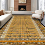 Ultra Soft Area Rug, Non Slip, Stain Resistant, Washable Area Rugs for Living Room, Bedroom, Cute Gourmet Snack Visual Appeal(Gold)