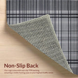 Mid century Monochrome Checkerboard Style(Black)