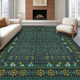 Ultra Soft Area Rug, Non Slip, Stain Resistant, Washable Area Rugs for Living Room, Bedroom, Abstract Design Area(Blue)