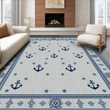 Ultra Soft Area Rug, Non Slip, Stain Resistant, Washable Area Rugs for Living Room, Bedroom, Chic Textured Ogee Style(Gray)