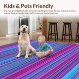 Artistic Striped Amorphous Design(Blue)