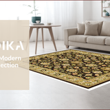 Ultra Soft Area Rug, Non Slip, Stain Resistant, Washable Area Rugs for Living Room, Bedroom, Brown Beige Area Rug for Home Office(Beige)