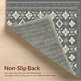 Chic Graphic Patterned Floor(Gray)