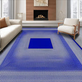 Colorful Geometric Illusion Motif(Blue)