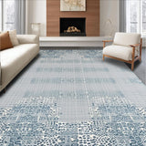 Ultra Soft Area Rug, Non Slip, Stain Resistant, Washable Area Rugs for Living Room, Bedroom, Chic Modern Animal Print(Blue)