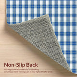 Elegant Farmhouse Geometric Motif(Blue)