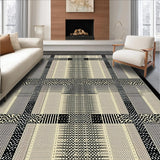 Ultra Soft Area Rug, Non Slip, Stain Resistant, Washable Area Rugs for Living Room, Bedroom, Trendy Abstract Animal Theme(Beige)