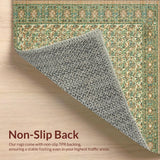 Ultra Soft Area Rug, Non Slip, Stain Resistant, Washable Area Rugs for Living Room, Bedroom, Eco Friendly Boho Woven(Beige)