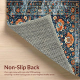 Elegant Distressed Geometric Arrangement(Blue)