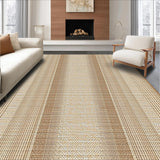 Ultra Soft Area Rug, Non Slip, Stain Resistant, Washable Area Rugs for Living Room, Bedroom, Luxe Soft Textured Ambiance(Beige)
