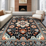 Striking Dark Floral Artistry(Black)