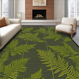 Ultra Soft Area Rug, Non Slip, Stain Resistant, Washable Area Rugs for Living Room, Bedroom, Warm Vintage Ogee Emblem(Gray)