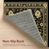 Whimsical Black and Ivory Tiled Design(Black)