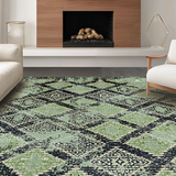 Cozy Low Pile Lattice Style(Gray)