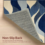 Contemporary Curvilinear Motif(Blue)