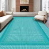 Dynamic Trellis Print in Teal(Blue)