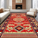 Bold Colorful Trellis Design(Red)