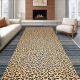 Ultra Soft Area Rug, Non Slip, Stain Resistant, Washable Area Rugs for Living Room, Bedroom, Trendy Subtle Animal Textures(Beige)