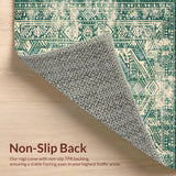 Elegant Cream and Sage Floral Medallion(Ivory)