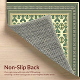 Beige & Black Geometric Area(Beige)