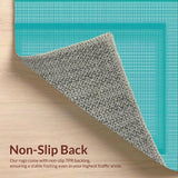 Dynamic Trellis Print in Teal(Blue)