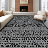 Sophisticated Grey and Black Motif(Blue)