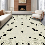 Ultra Soft Area Rug, Non Slip, Stain Resistant, Washable Area Rugs for Living Room, Bedroom, Chic Ivory Animal Print Aesthetic(Beige)