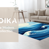 Fresh Turquoise Ripple Effect(Blue)