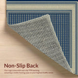 Contemporary Beige Ogee Composition(Blue)