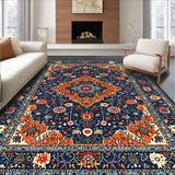 Artistic Distressed Circular Elements(Blue)