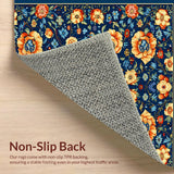 Ornate Floral Geometric Fusion(Blue)