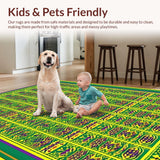 Whimsical Geometric Entryway Accent(Green)