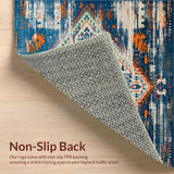 Warm Earthy Floral Impression(Blue)