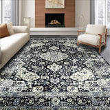 Elegant Geometric Tiled Arrangement(Black)