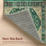 Luxurious Vibrant Floral Design(Green)