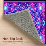 Striking UV Reactive Circular Art(Purple)