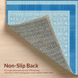 Elegant Blue Curved Ornamentation(Blue)