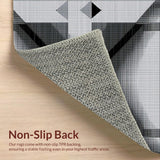 Chic Geometric Diamond Motif(Gray)