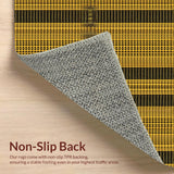 Ultra Soft Area Rug, Non Slip, Stain Resistant, Washable Area Rugs for Living Room, Bedroom, Edgy Modernist Animal Design Approach(Gold)