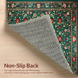 Intricate Floral Tapestry Design(Green)