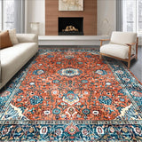 Intricate Medallion Rustic Charm(Red)