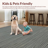 Chic Black and White Geometric Style(Black)