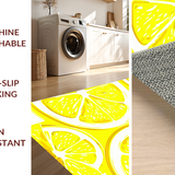 Playful Bright Yellow Motif(Yellow)