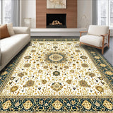 Ultra Soft Area Rug, Non Slip, Stain Resistant, Washable Area Rugs for Living Room, Bedroom, Hallway with Intrigue(White)