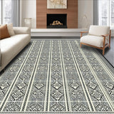 Elegant Monochrome Tiled Arrangement(Black)