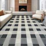 Artistic High Contrast Geometric Motif(White)