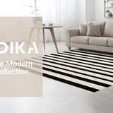 Cozy Rustic Striped Visual Appeal(Black)